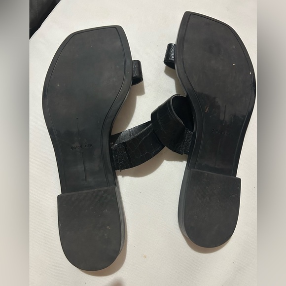 Dolce vita Issac croc embossed open toe slide sandal - Picture 5 of 10